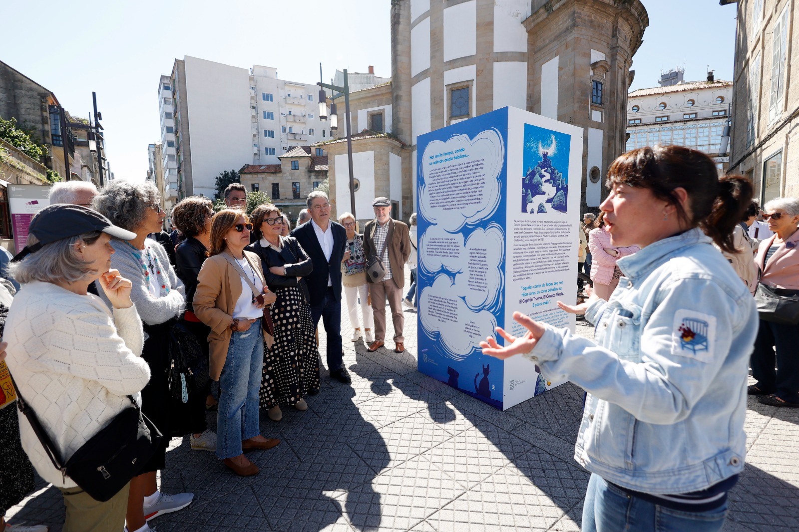 Pontevedra dedícalle unha exposición a Fina Casalderrey na praza da Ferrería