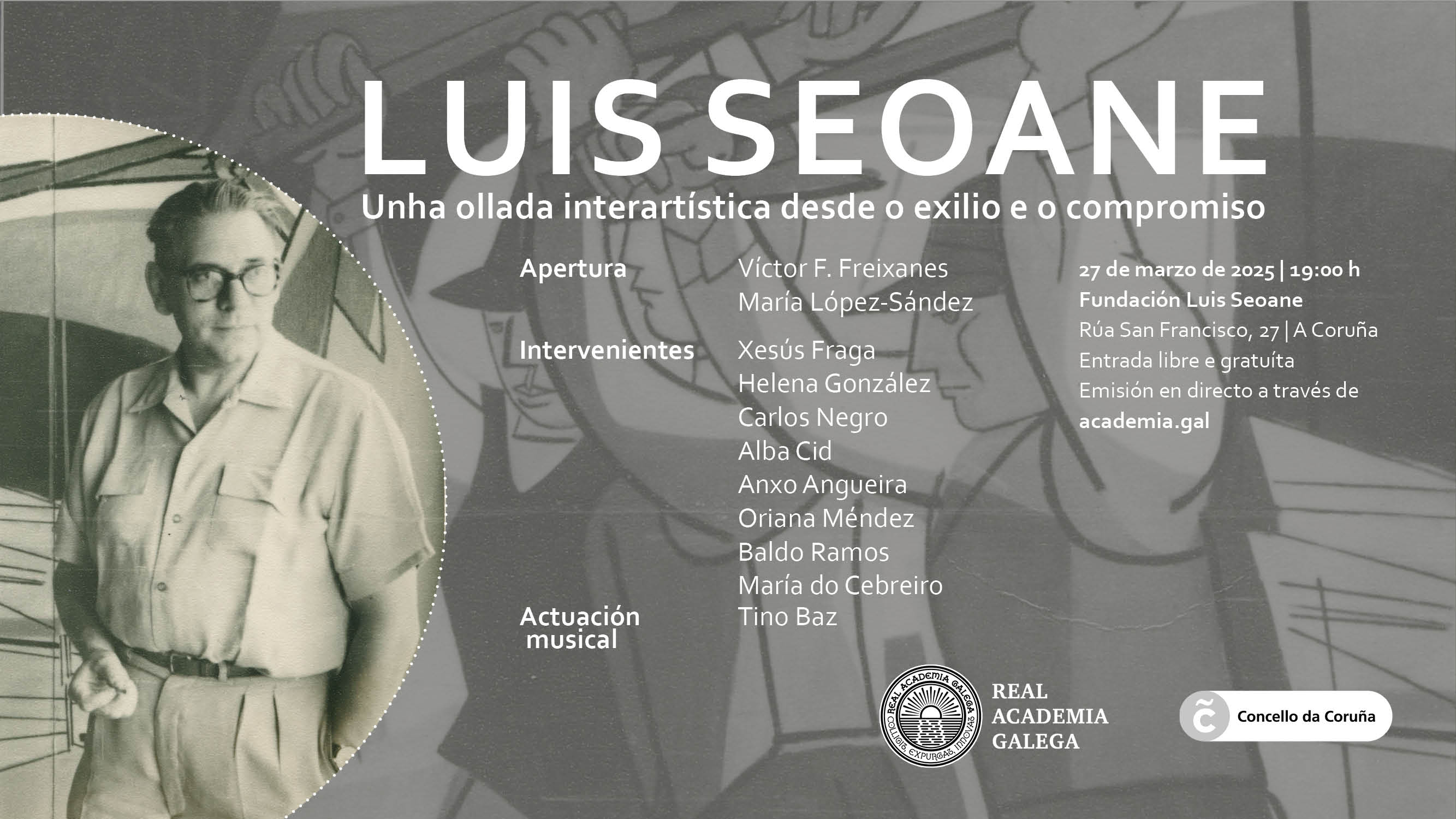 O Día da Poesía homenaxea a Luis Seoane desde unha ollada interartística