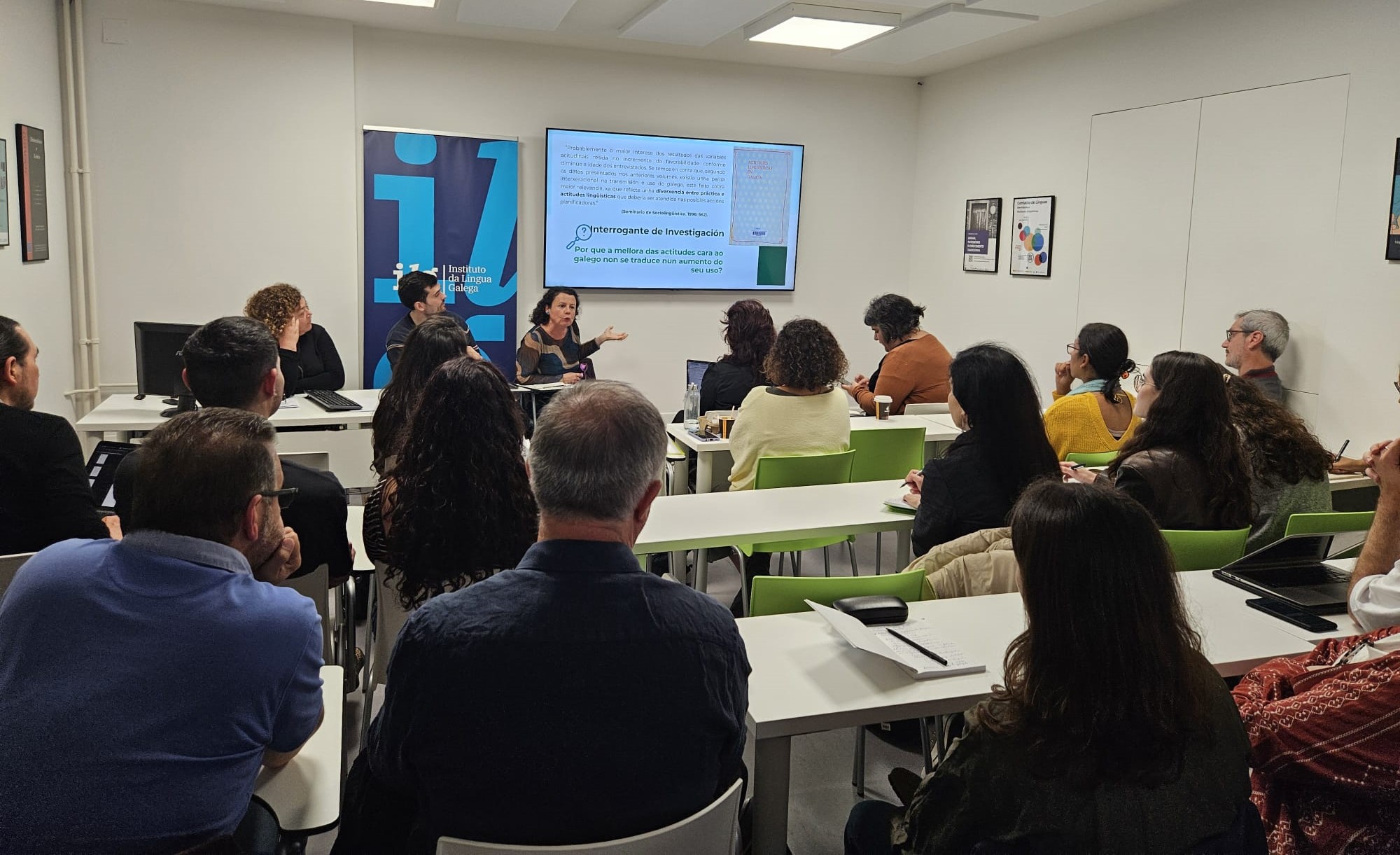 O Seminario de Sociolingüística, no congreso de antropoloxía sobre a “emerxencia lingüística”