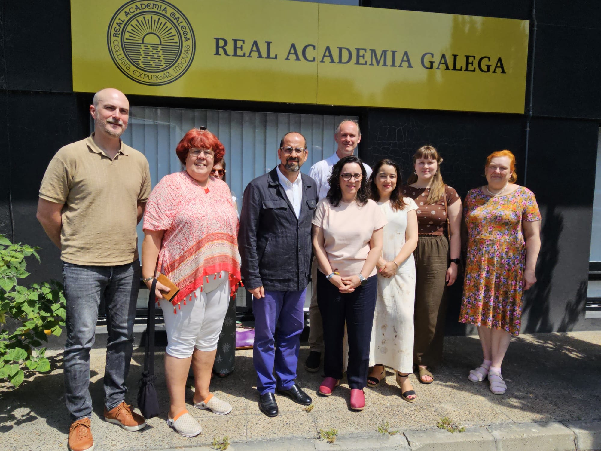 A Academia recibe a visita dunha delegación estoniana para a defensa do võro