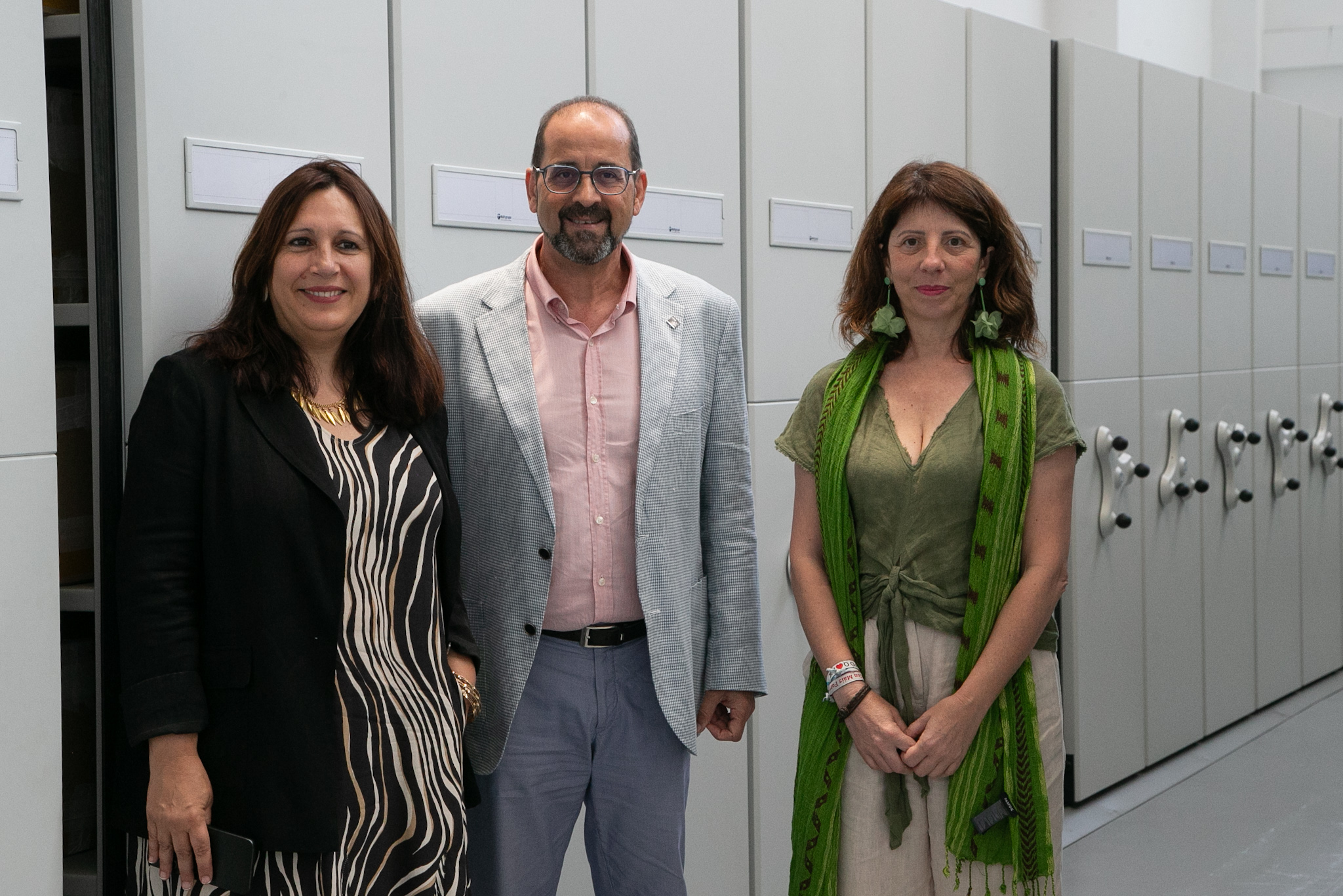 Visita das deputadas de Cultura e Lingua da Deputación da Coruña