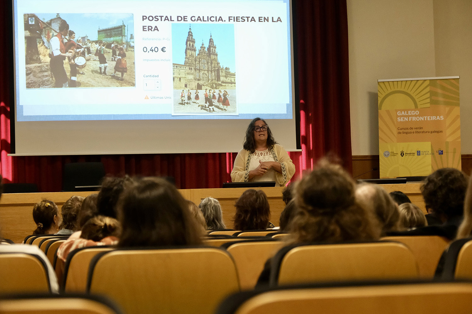 Beatriz Busto abre o programa das Letras das cantareiras dos Cursos Galego sen fronteiras