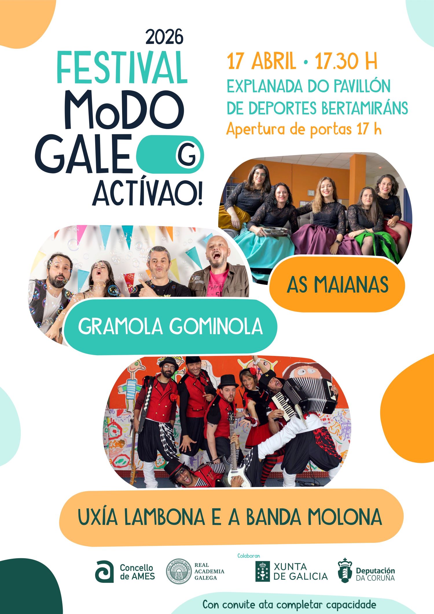 Un festival para a rapazada amesá poralle o ramo á cuarta edición de ‘Modo galego, actívao!’