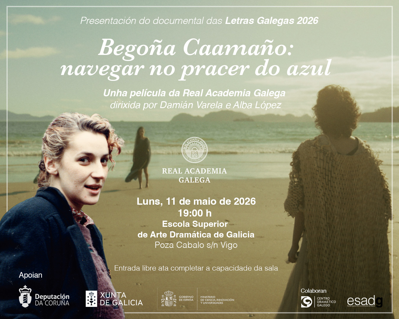 A RAG abre a semana das Letras en Vigo co documental de Begoña Caamaño