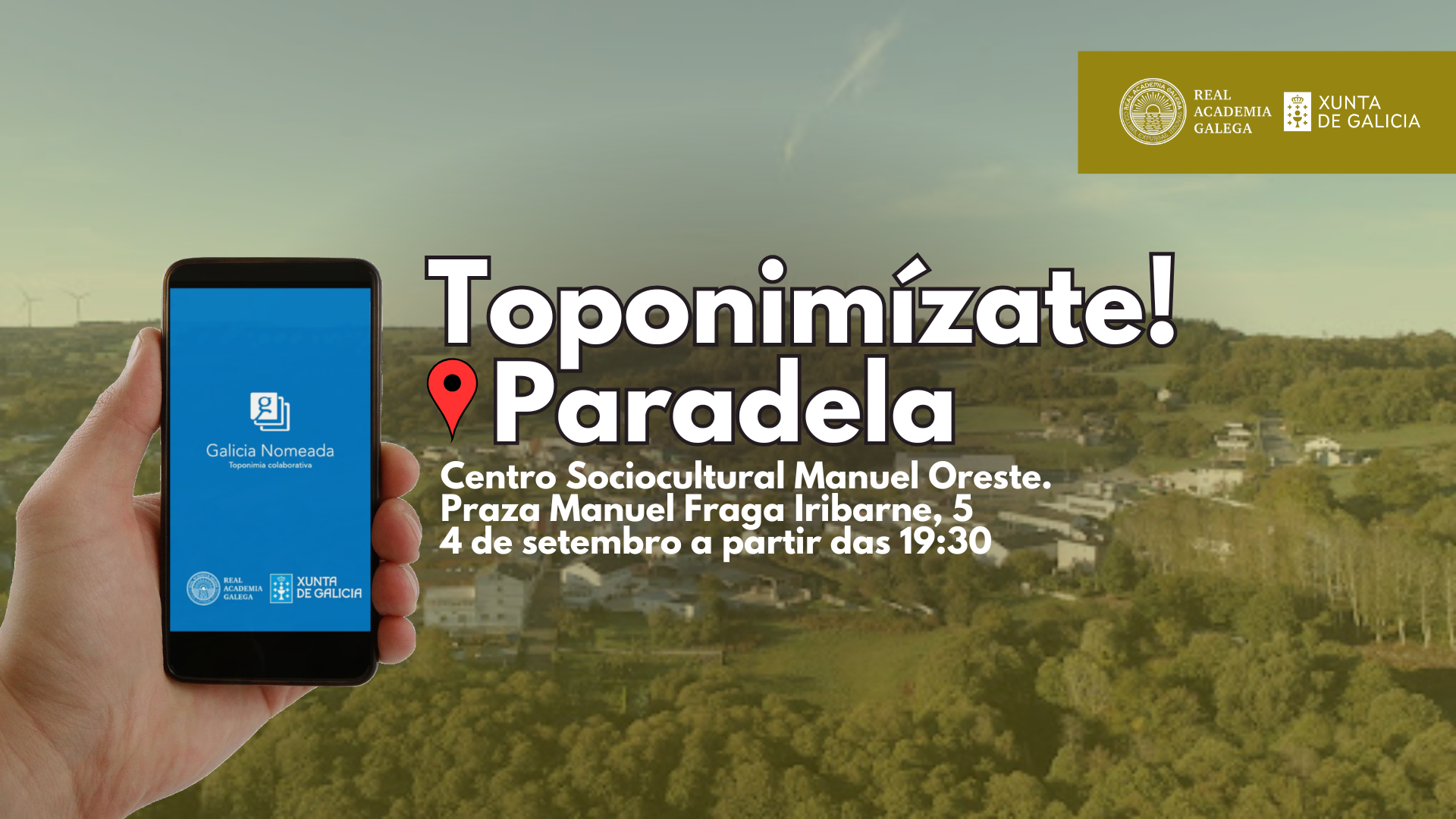 'Toponimízate' busca este venres en Paradela colaboradores na recolla dos nomes da terra