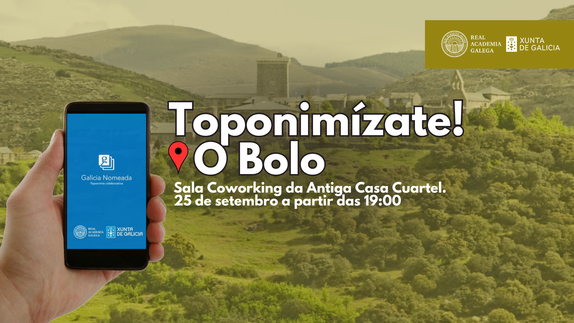 'Toponimízate' busca este venres no Bolo axuda veciñal para a recolla dos nomes da terra
