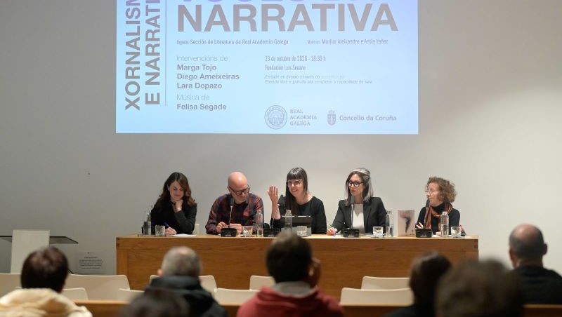 'Voces da narrativa' afonda nos vasos comunicantes entre xornalismo e literatura