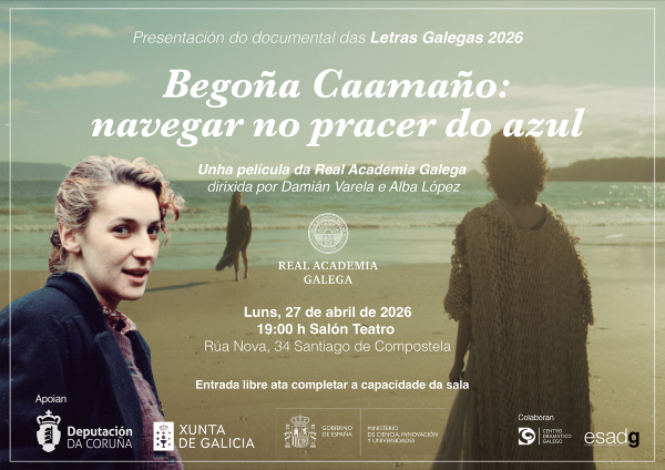 O Salón Teatro de Santiago acolle o luns a presentación do documental das Letras