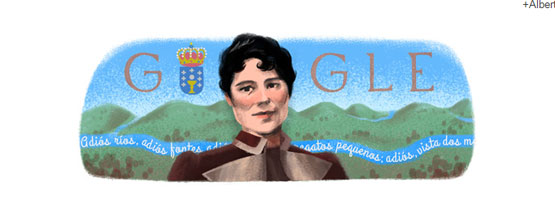 Imaxe de Rosalía de Castro no buscador google.
