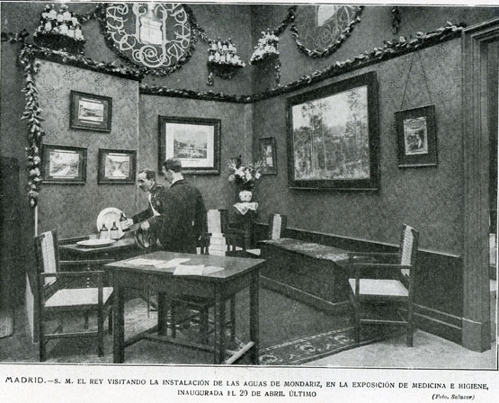 Alfonso XIII en Mondariz