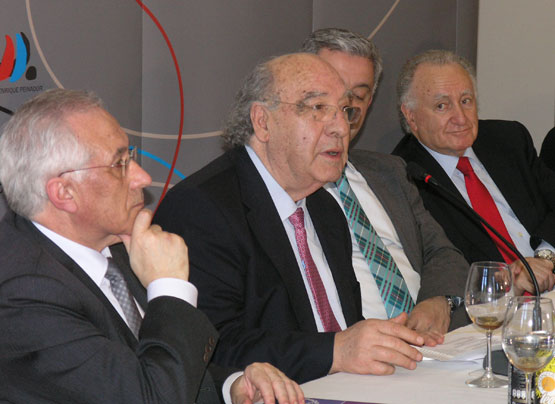 Xosé González, Barreiro Fernández, Valentín Garciá e Alonso Montero