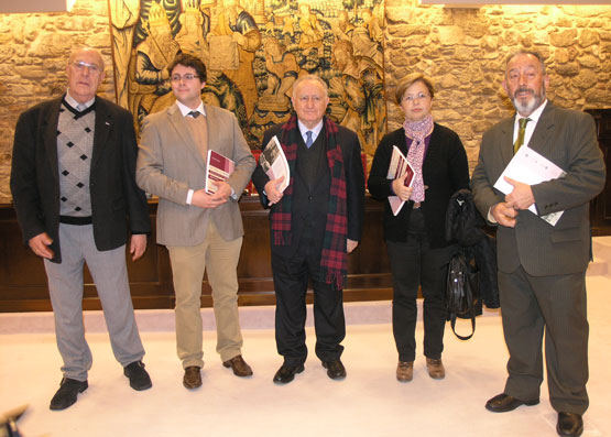 Manuel Lugrís Rodríguez, Manuel Pérez Lorenzo, Xesús Alonso Montero, Soraya Salorio e Francisco Pita
