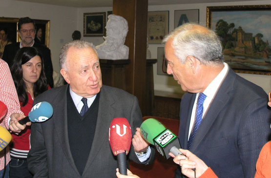 Alonxo Montero con Manuel Vázquez
