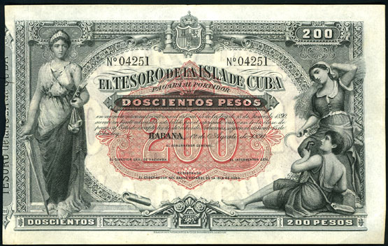 Imaxe dun billete do tesouro cubano