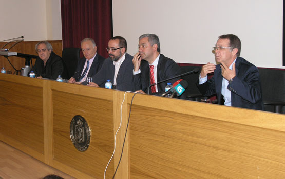 Ernesto González, Alonso Montero, Víctor Millet, Valentín García e Manuel González