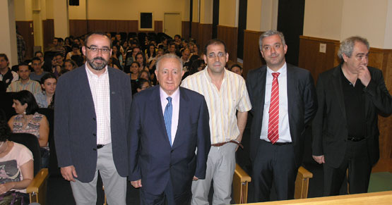 Víctor Millet, Alonso Montero, Henrique Monteagudo, Valentín García e Ernesto González