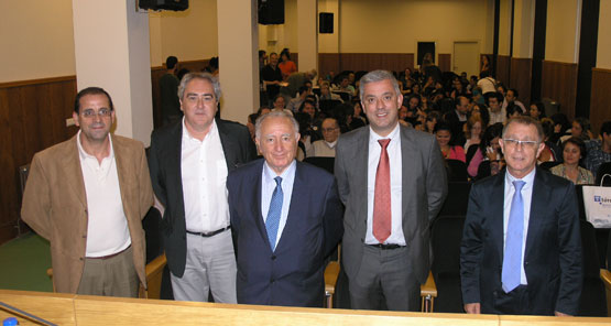 Henrique Monteagudo, Ernesto González, Alonso Montero, Valentín García e Manuel González