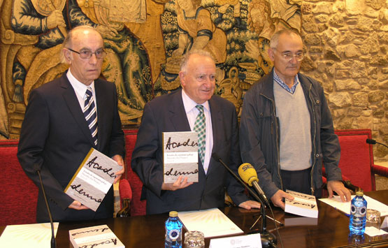 Ramón Lorenzo, Alonso Montero e Antón Santamarina