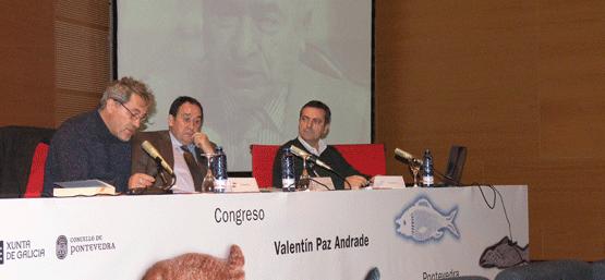 Manuel Rivas, Xosé Luís Axeito e Luís Bará